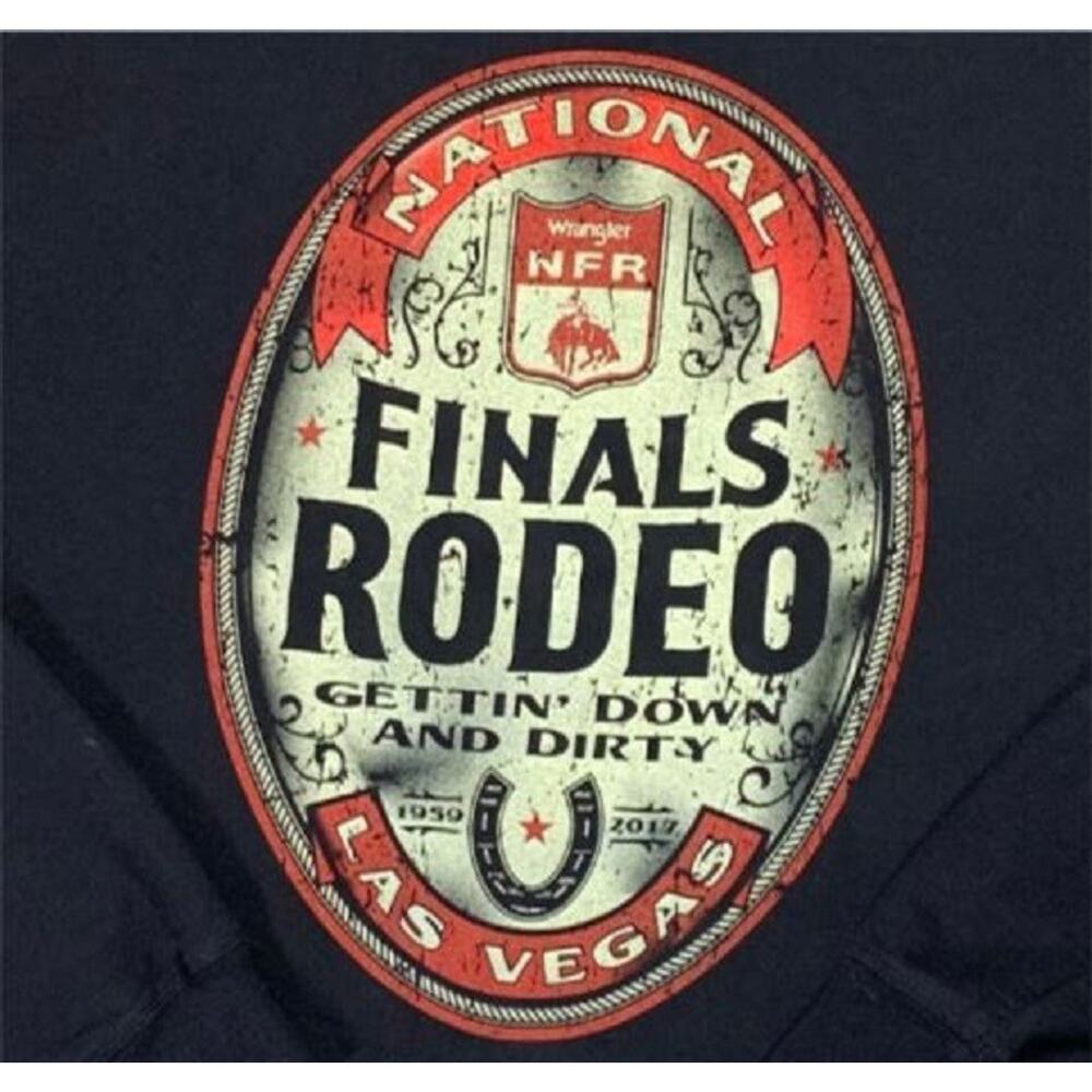 Las Vegas National Finals Rodeo Sweatshirt Women Men's L Wrangler NFR Western